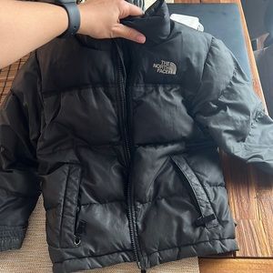 Kids north face puffer coat